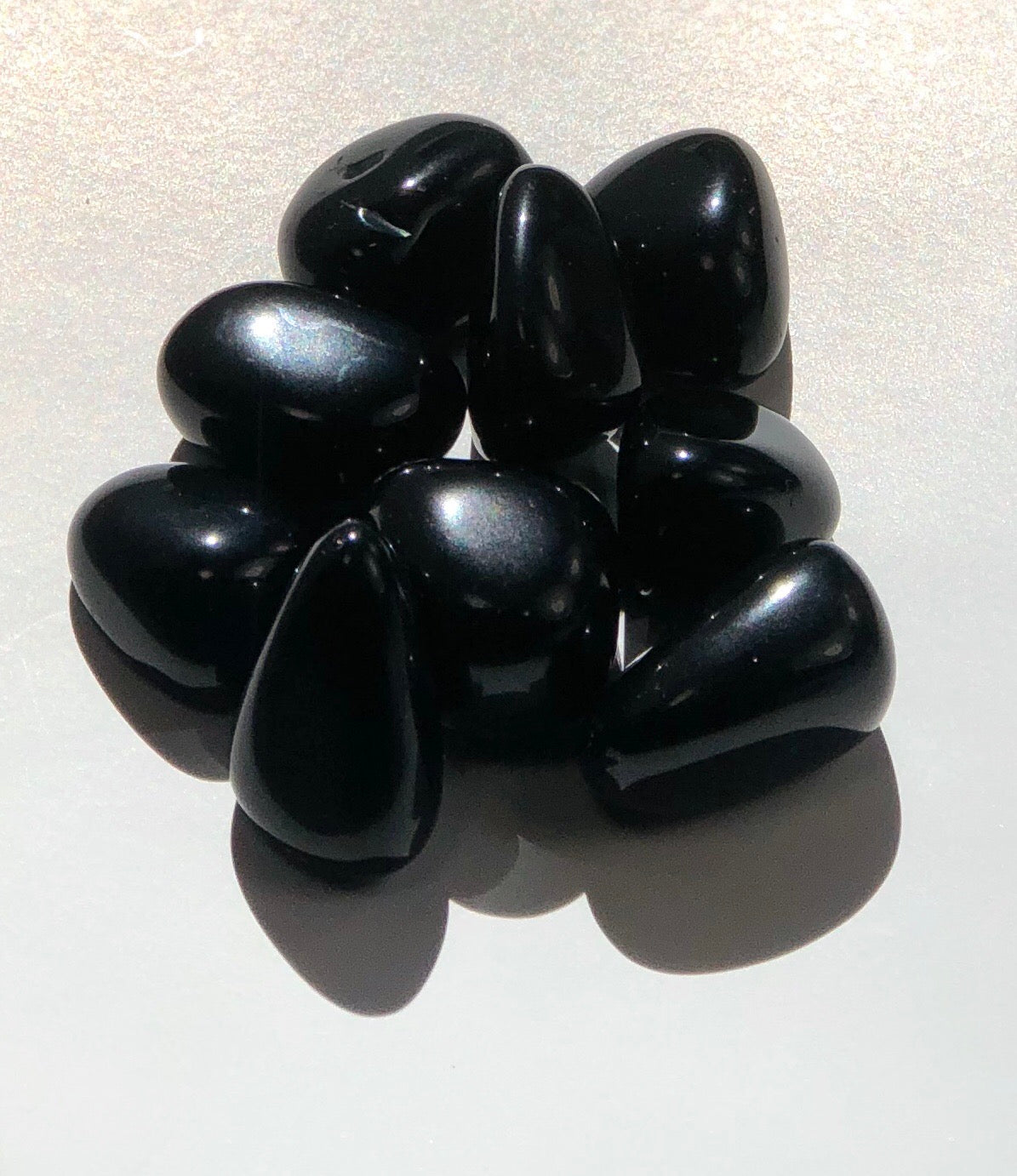 Black Obsidian Tumbled Gemstones