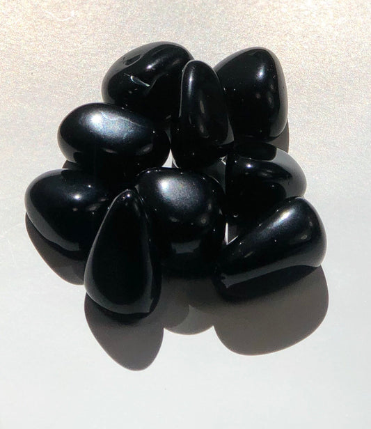 Black Obsidian Tumbled Gemstones