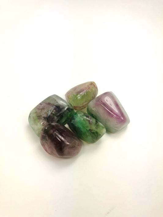 Rainbow Fluorite Tumbled Gemstone