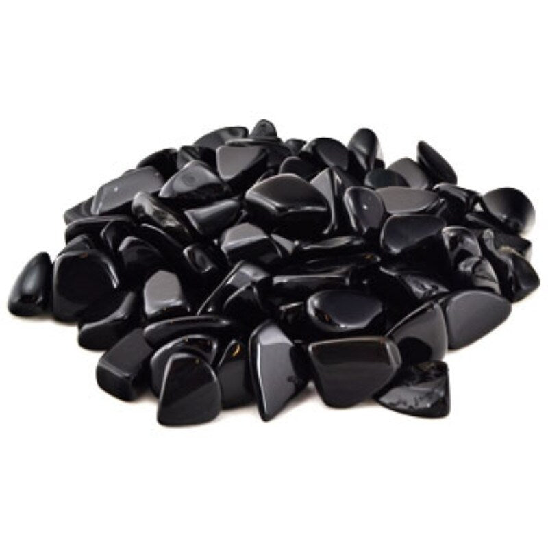 Black Obsidian Tumbled Gemstones