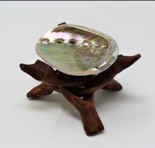 Mini Abalone shell & stand