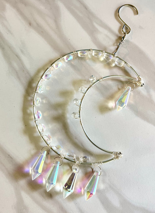 Crescent Moon Suncatcher