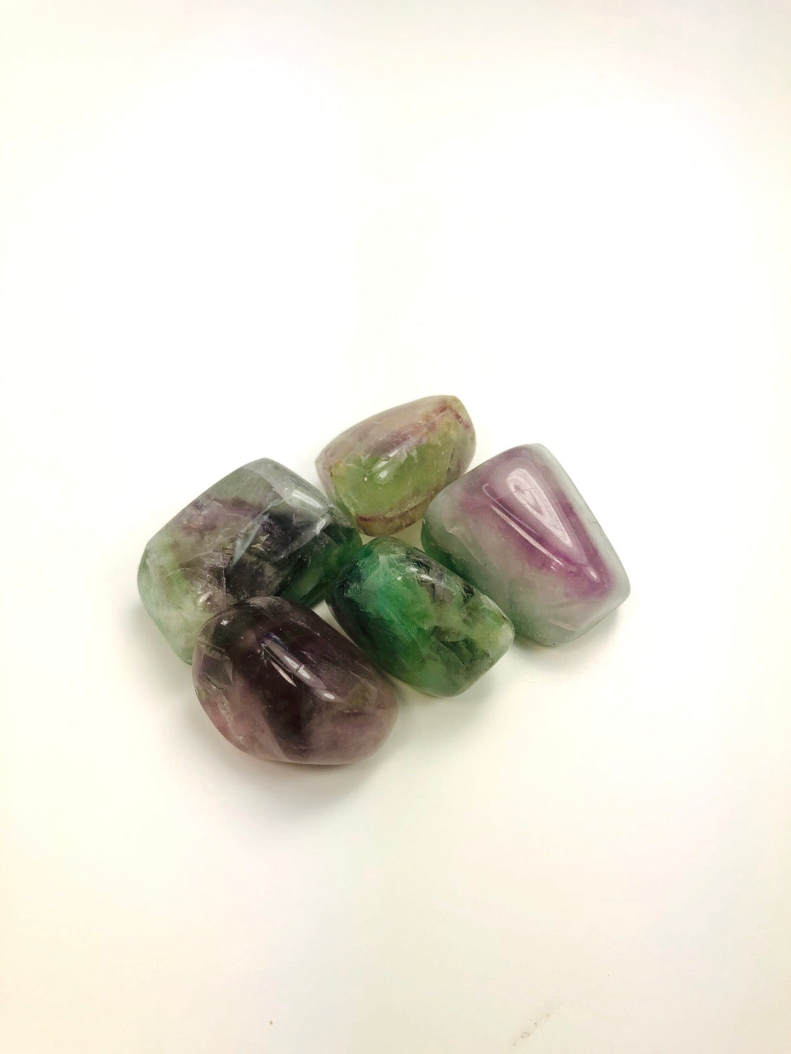 Rainbow Fluorite Tumbled Gemstone