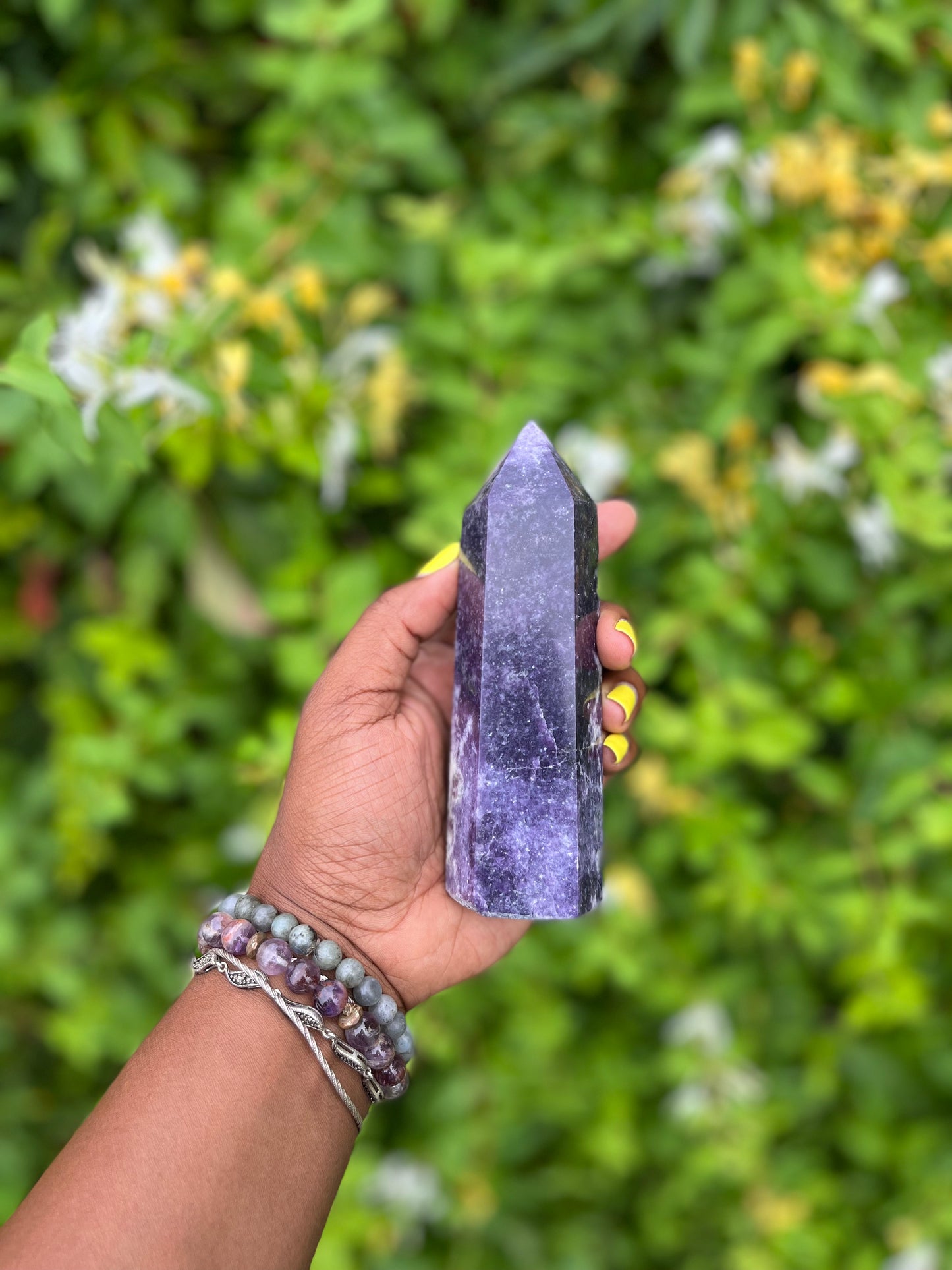 Lepidolite Obelisk