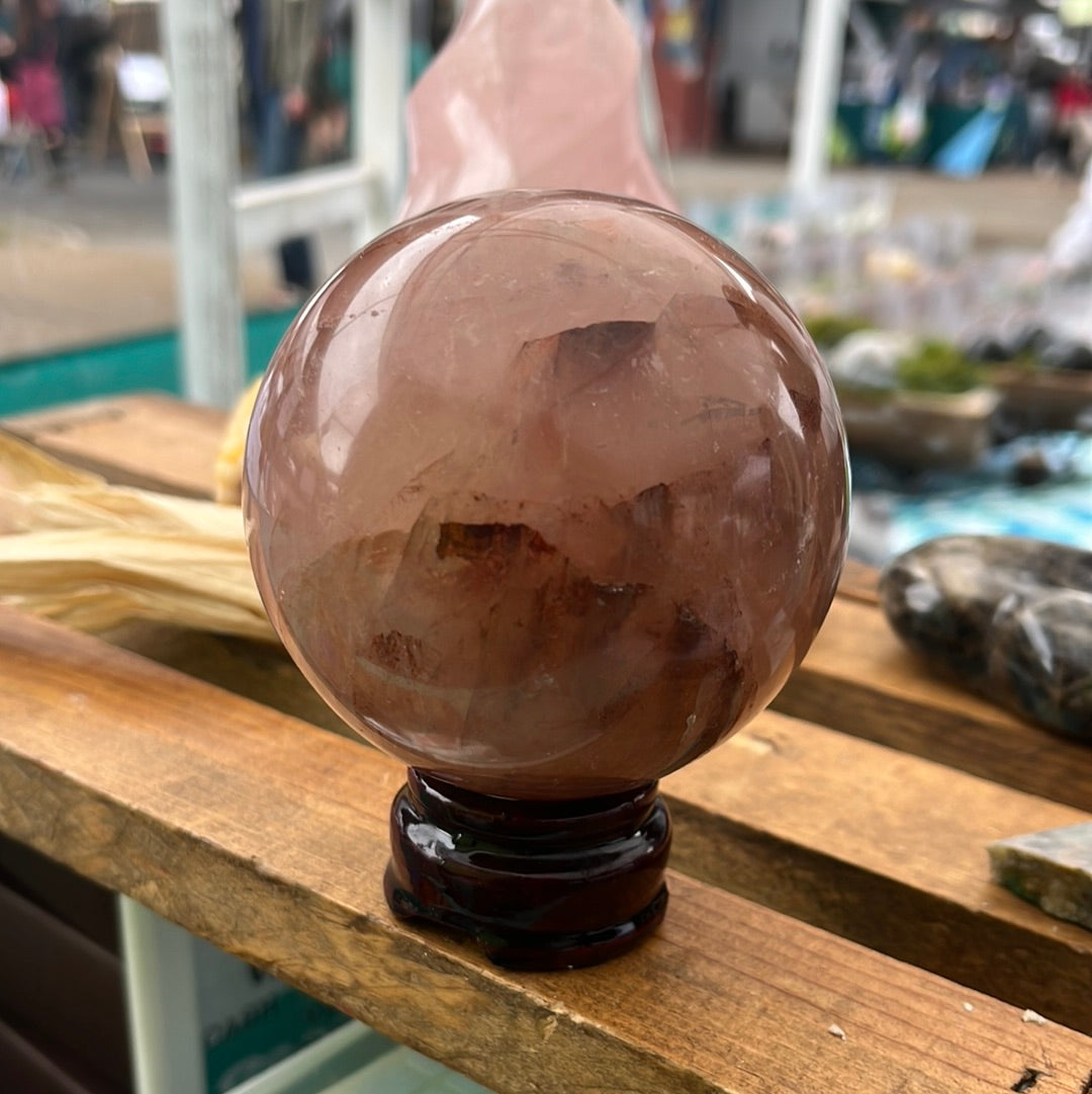 Fire Quartz Sphere