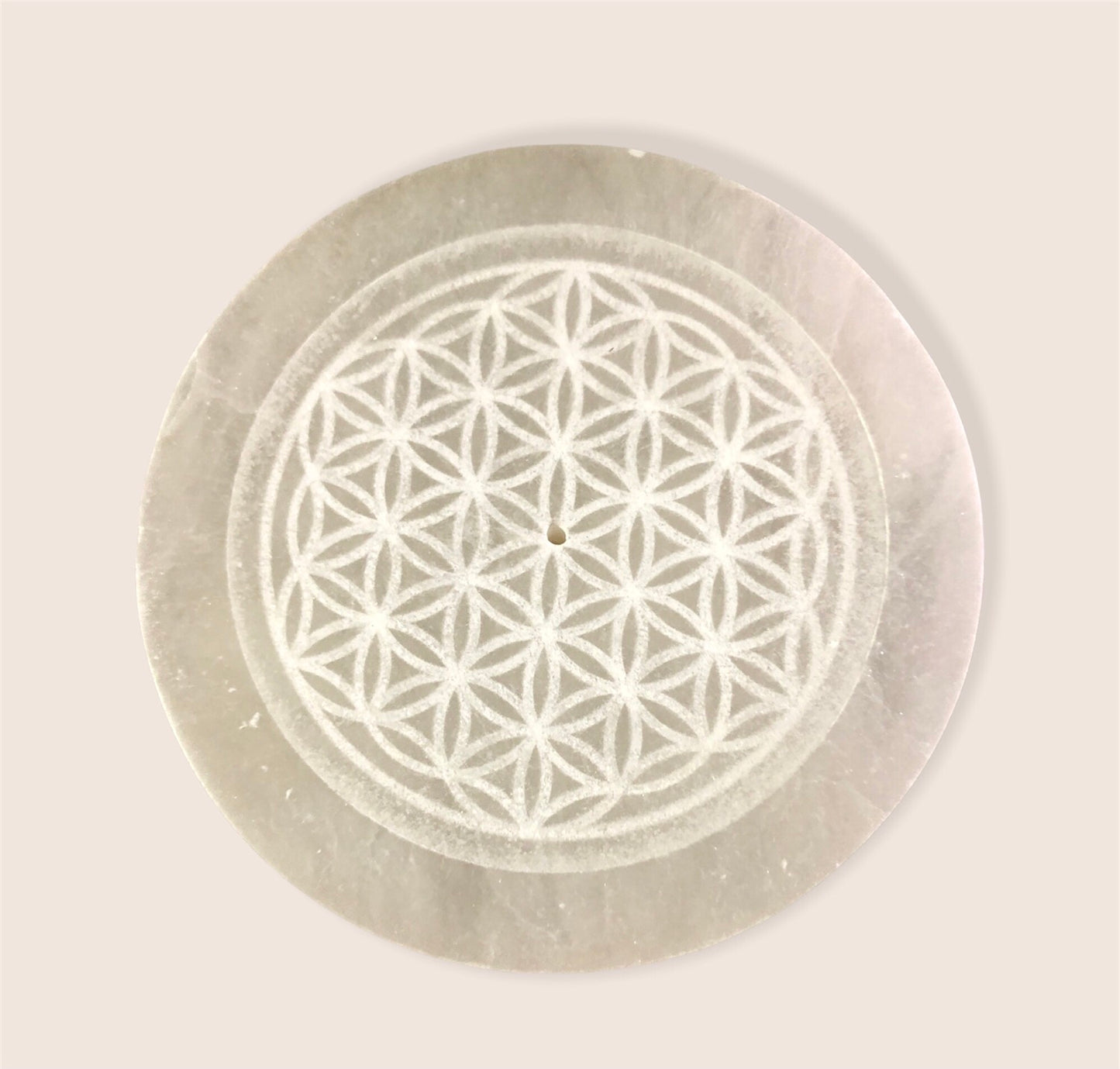 Flower of Life Soapstone incense holder